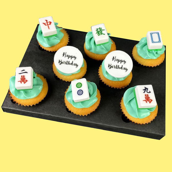 Mah Jong Mini Cupcakes Set