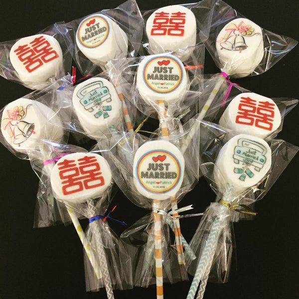 Edible Printed Marshmallow Pops