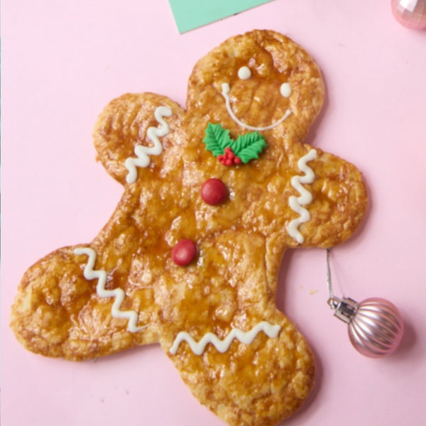 Gingerbread Man Pressed Croissant